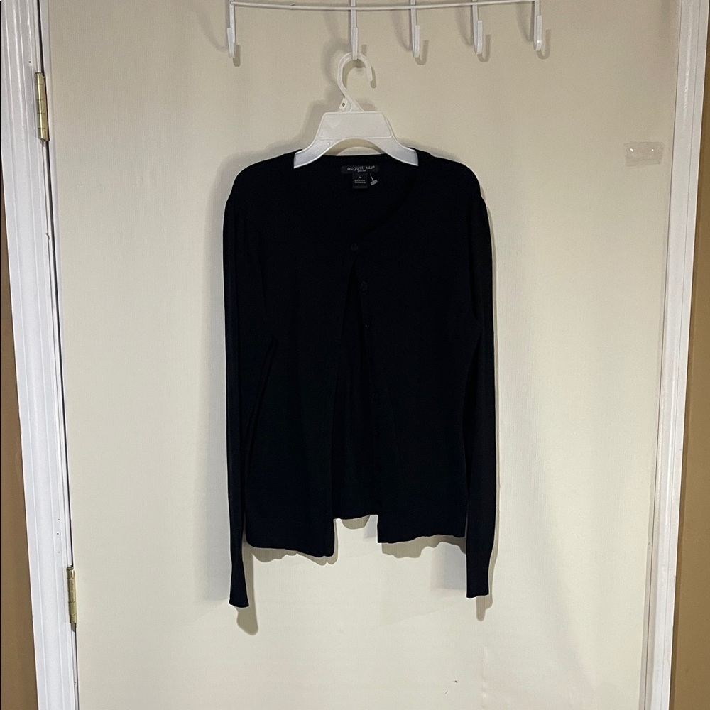 NWOT August Silk, Silk Blend Women’s Button Up Sweater Cardigan SZ MP
